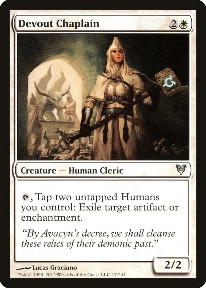 Devout Chaplain (17) [AVR] - MTG Single