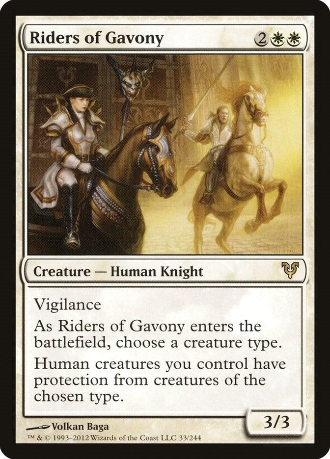 Riders of Gavony (33) [AVR] - MTG Single
