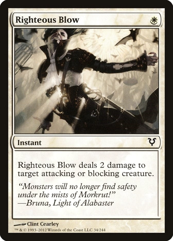 Righteous Blow (34) [AVR] - MTG Single