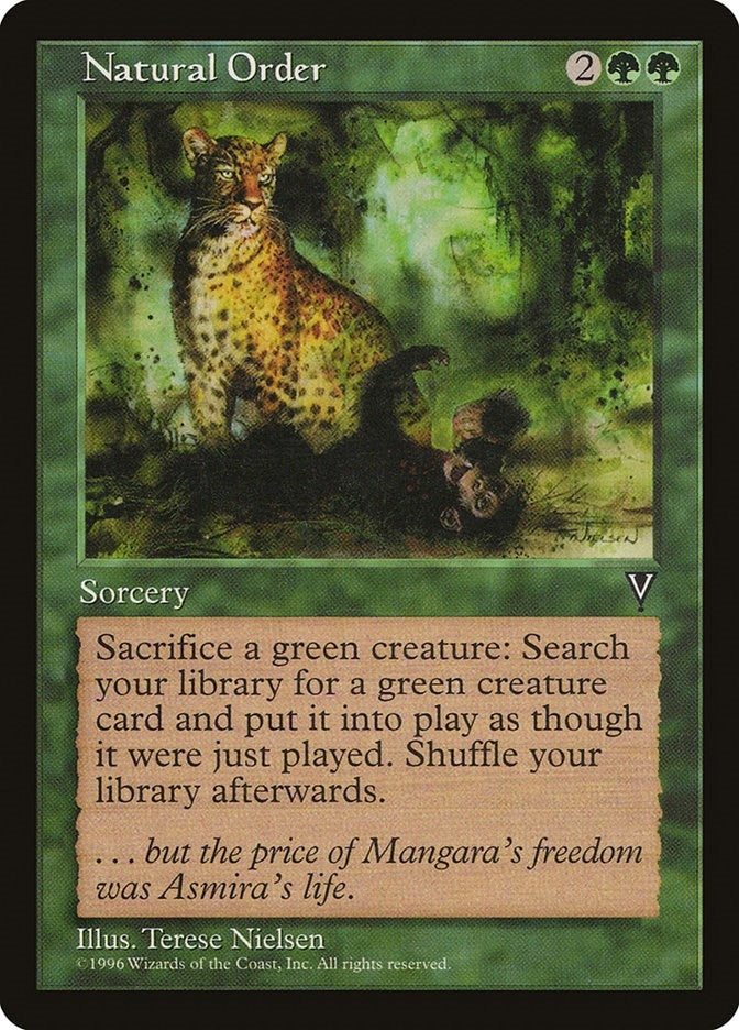 Natural Order [VIS] - MTG Single