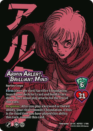 Armin Arlert Brilliant Mind (1) [AOT02] - UniVersus Single