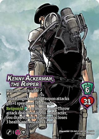 Kenny Ackerman the Ripper (Alternate Art) (10) [AOT02] - UniVersus Single