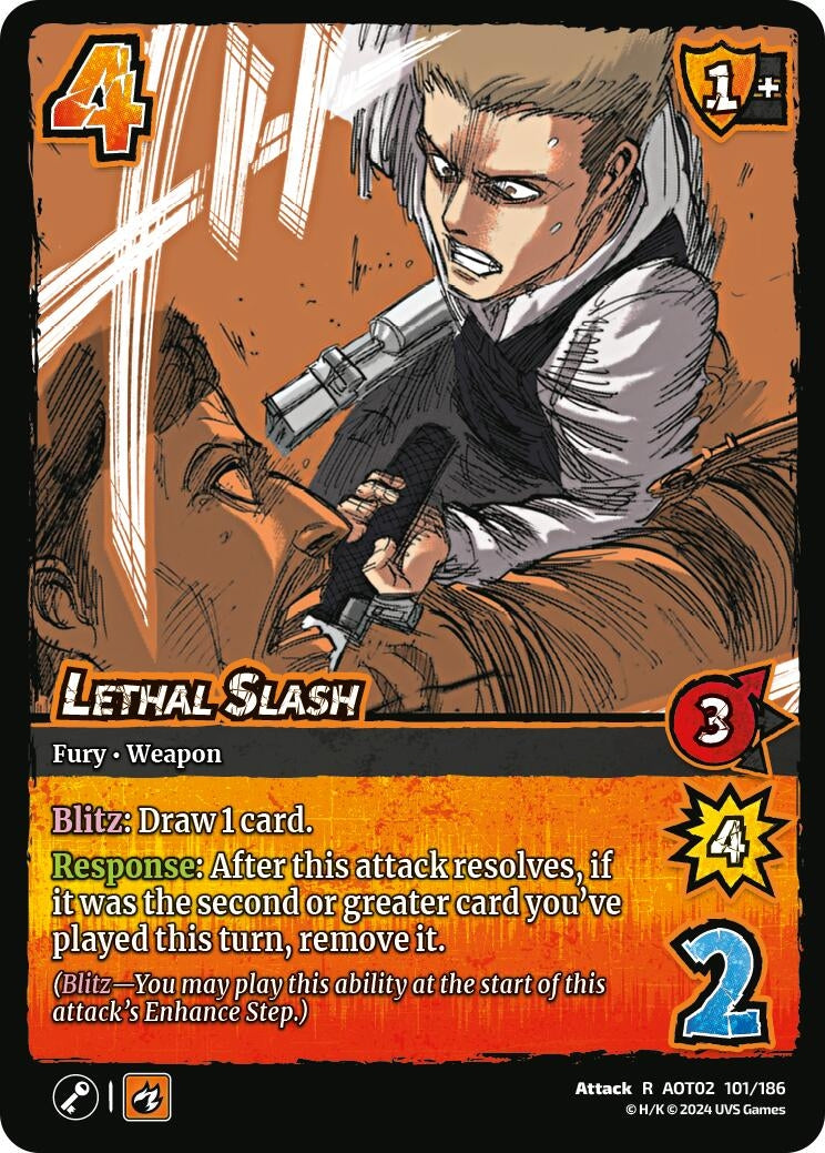 Lethal Slash (101) [AOT02] - UniVersus Single