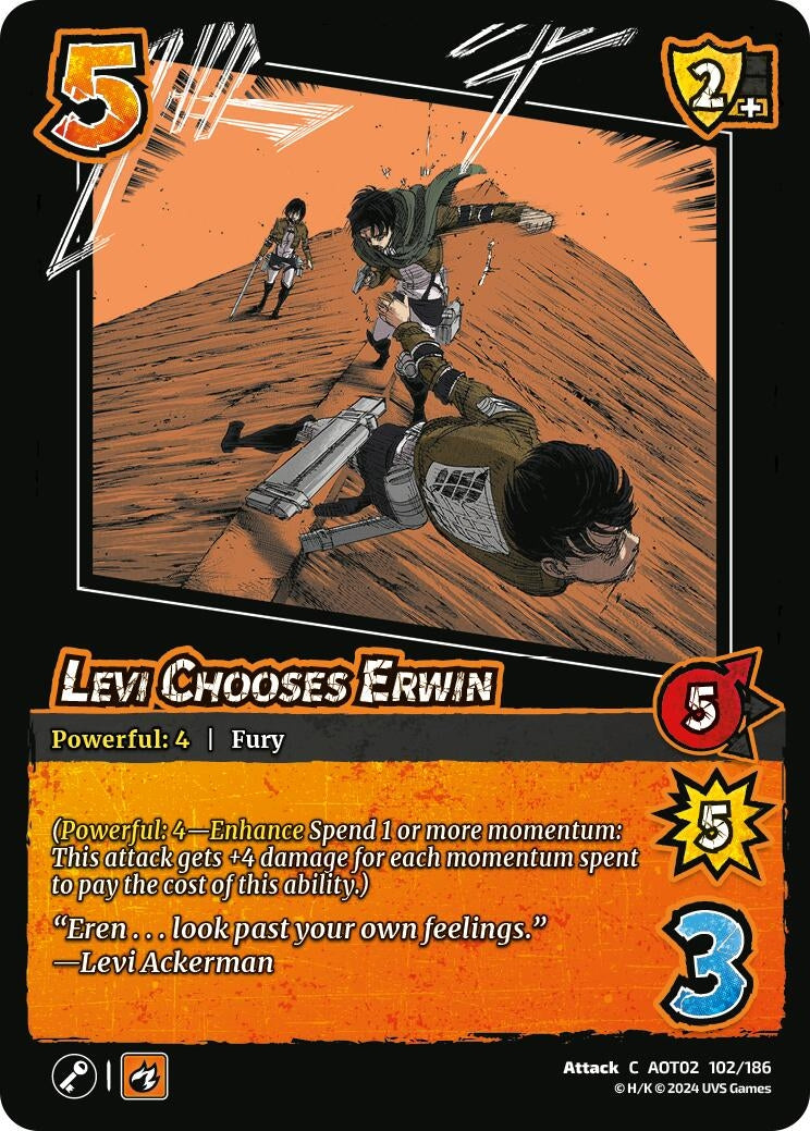 Levi Chooses Erwin (102) [AOT02] - UniVersus Single