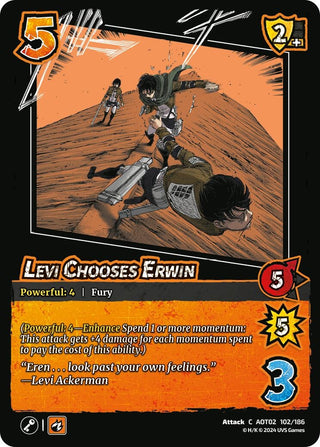 Levi Chooses Erwin (102) [AOT02] - UniVersus Single