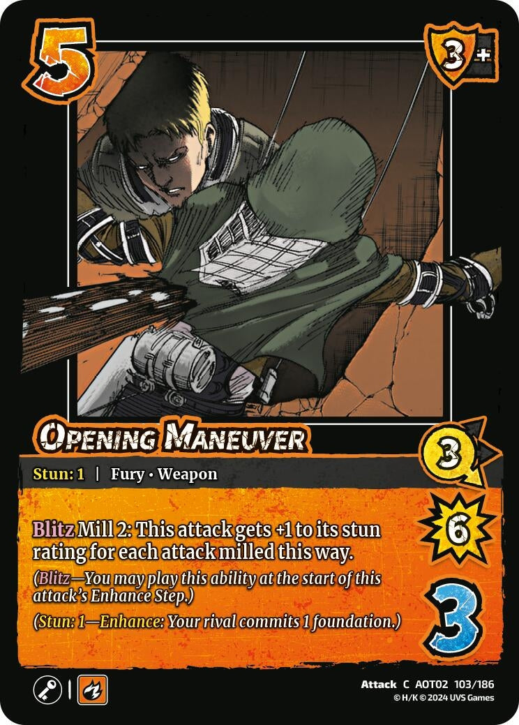 Opening Maneuver (103) [AOT02] - UniVersus Single