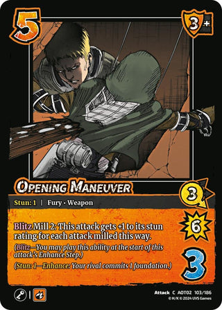 Opening Maneuver (103) [AOT02] - UniVersus Single