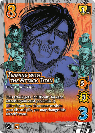 Teaming with the Attack Titan (105) [AOT02] - UniVersus Single