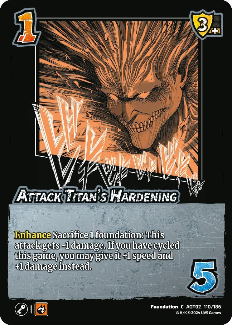 Attack Titan’s Hardening (110) [AOT02] - UniVersus Single