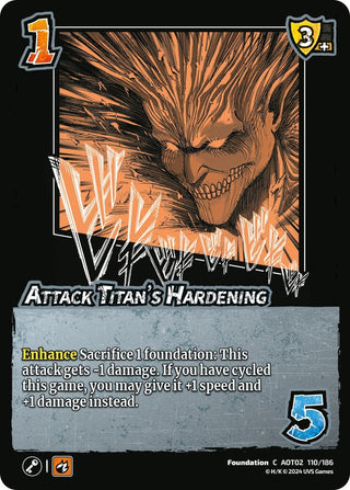 Attack Titan’s Hardening (110) [AOT02] - UniVersus Single