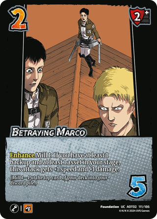 Betraying Marco (111) [AOT02] - UniVersus Single