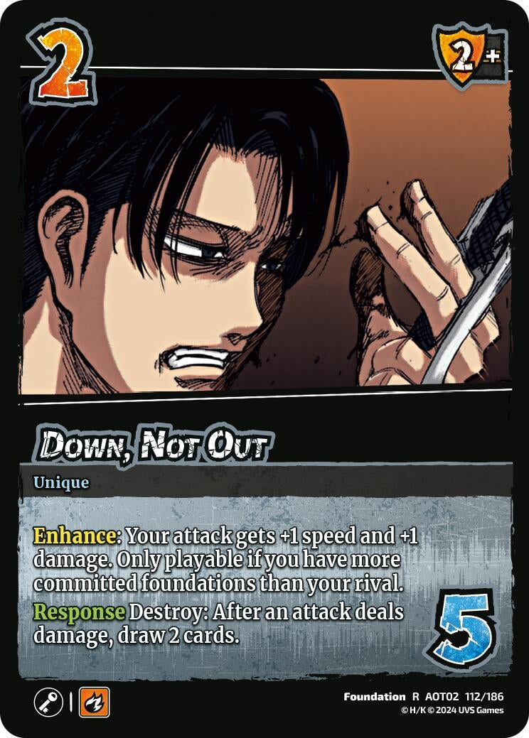 Down Not Out (112) [AOT02] - UniVersus Single