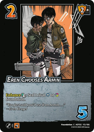 Eren Chooses Armin (113) [AOT02] - UniVersus Single