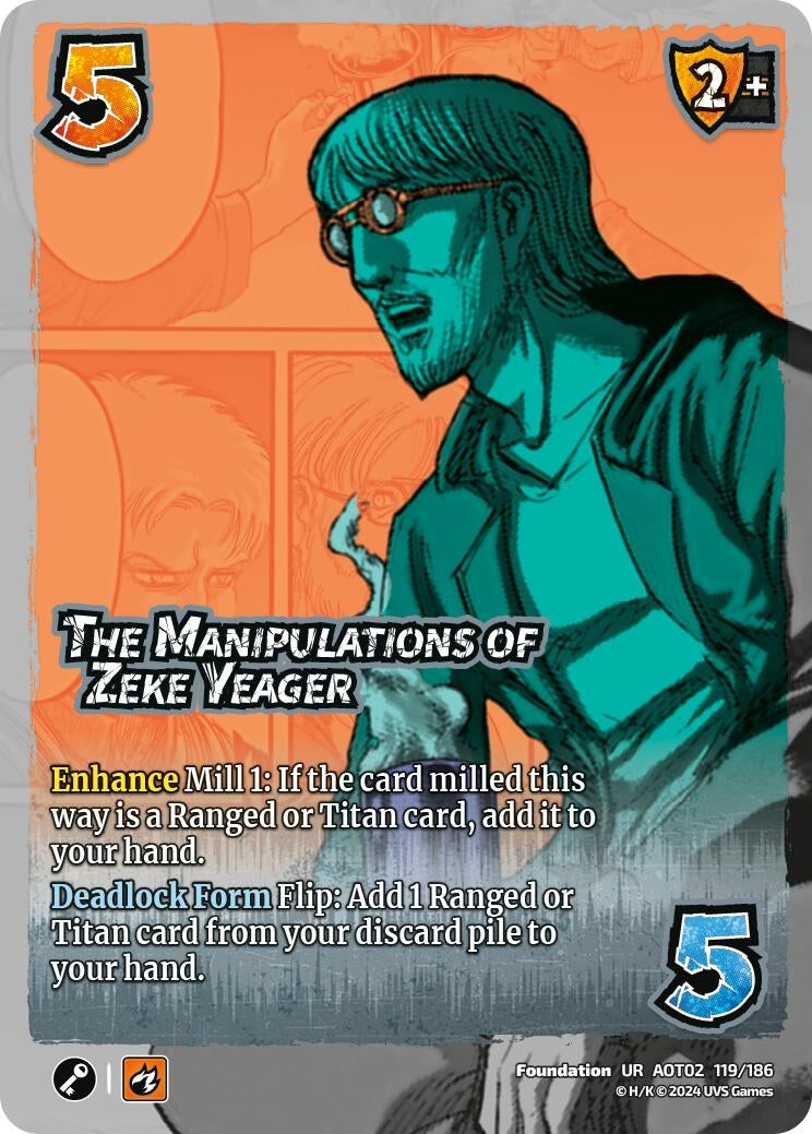 The Manipulations of Zeke Yeager (119) [AOT02] - UniVersus Single