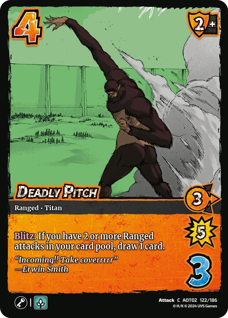 Deadly Pitch (122) [AOT02] - UniVersus Single