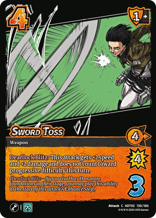 Sword Toss (130) [AOT02] - UniVersus Single