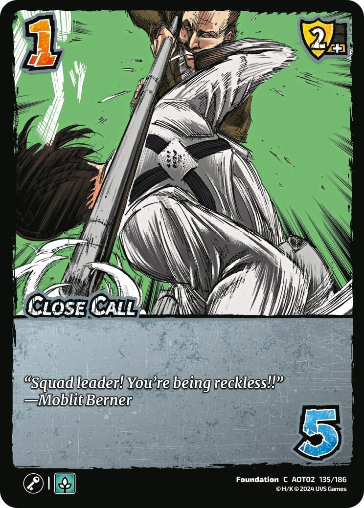 Close Call (135) [AOT02] - UniVersus Single