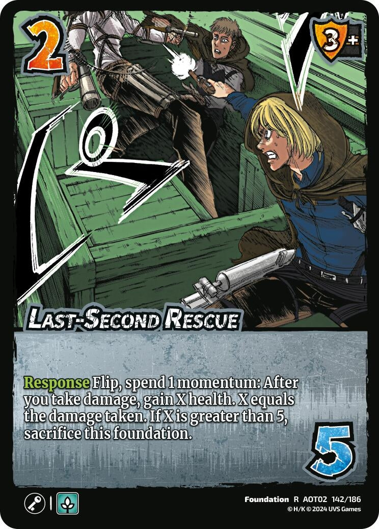 Last-Second Rescue (142) [AOT02] - UniVersus Single