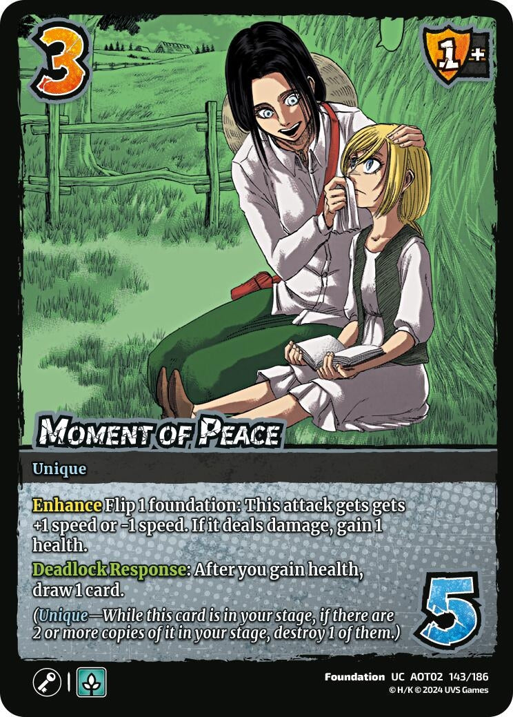 Moment of Peace (143) [AOT02] - UniVersus Single