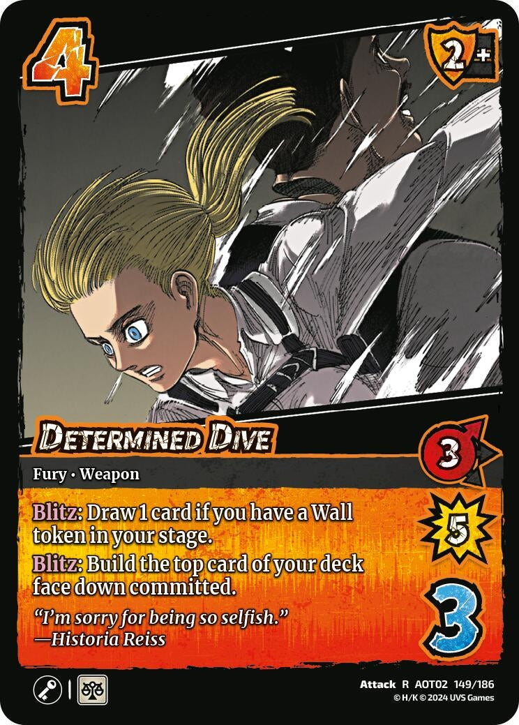 Determined Dive (149) [AOT02] - UniVersus Single