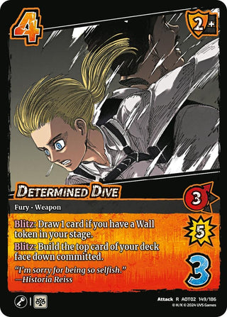 Determined Dive (149) [AOT02] - UniVersus Single