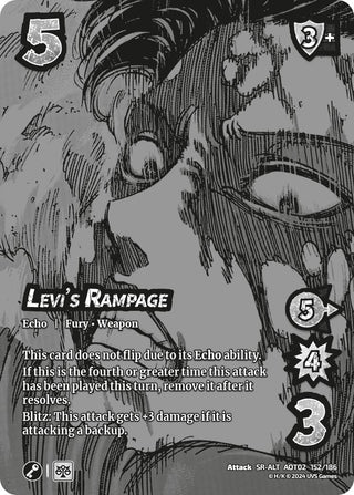 Levi’s Rampage (Alternate Art) (152) [AOT02] - UniVersus Single