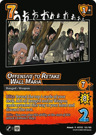 Offensive to Retake Wall Maria (155) [AOT02] - UniVersus Single
