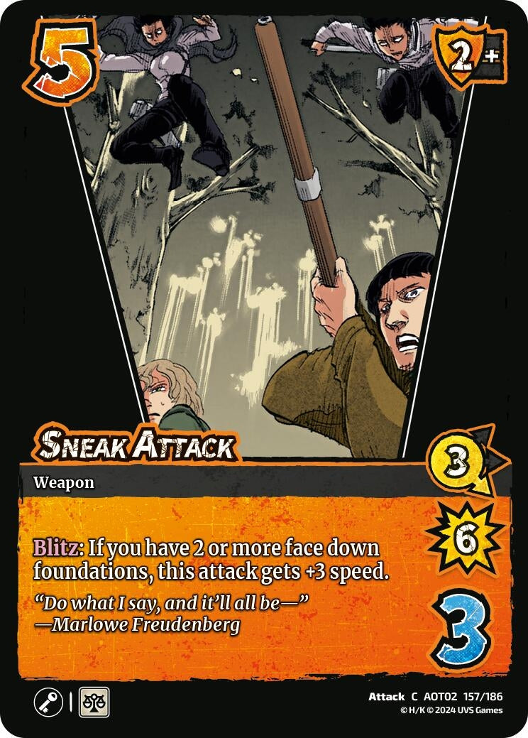 Sneak Attack (157) [AOT02] - UniVersus Single