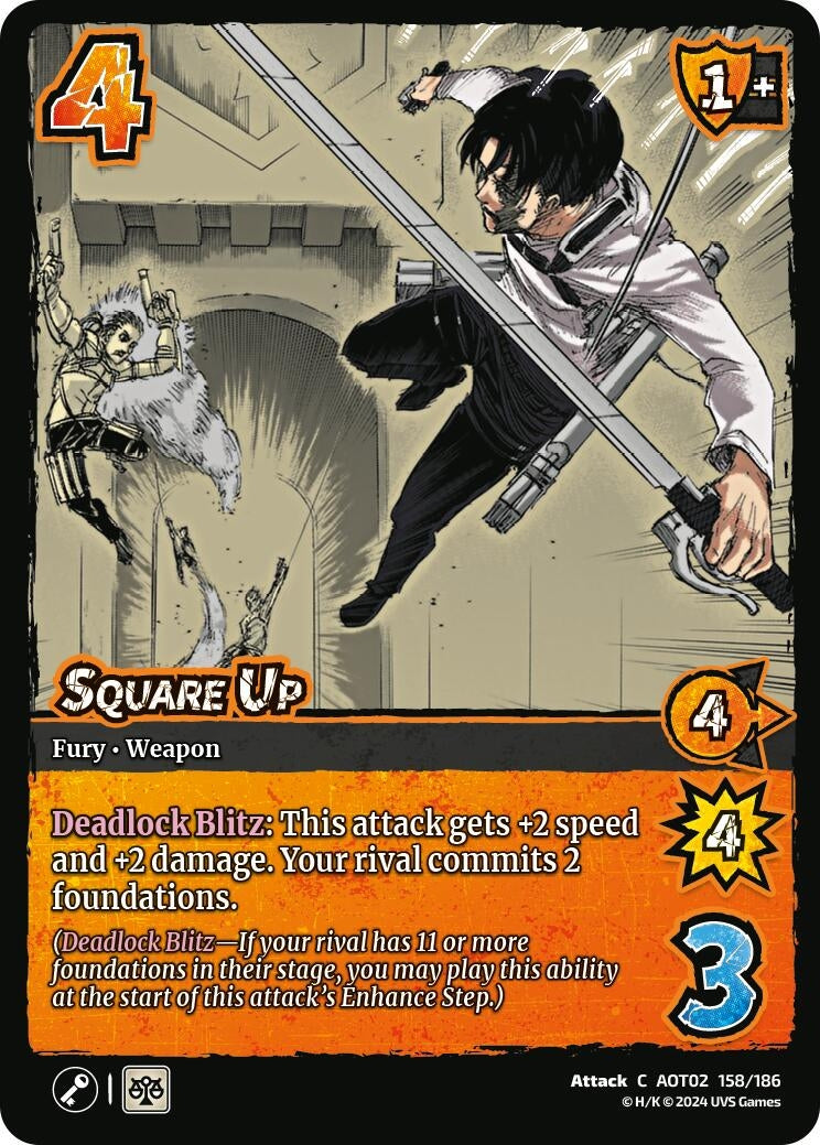 Square Up (158) [AOT02] - UniVersus Single