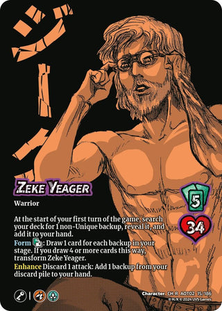 Zeke Yeager // Zeke Beast Titan (15) [AOT02] - UniVersus Single
