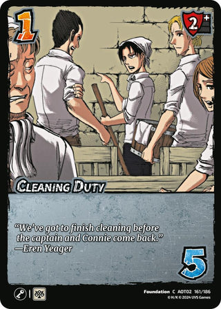 Cleaning Duty (161) [AOT02] - UniVersus Single
