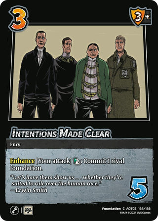 Intentions Made Clear (168) [AOT02] - UniVersus Single