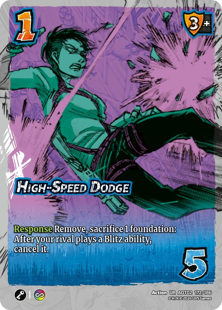 High-Speed Dodge (172) [AOT02] - UniVersus Single