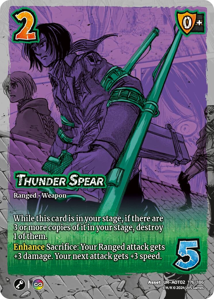 Thunder Spear (176) [AOT02] - UniVersus Single