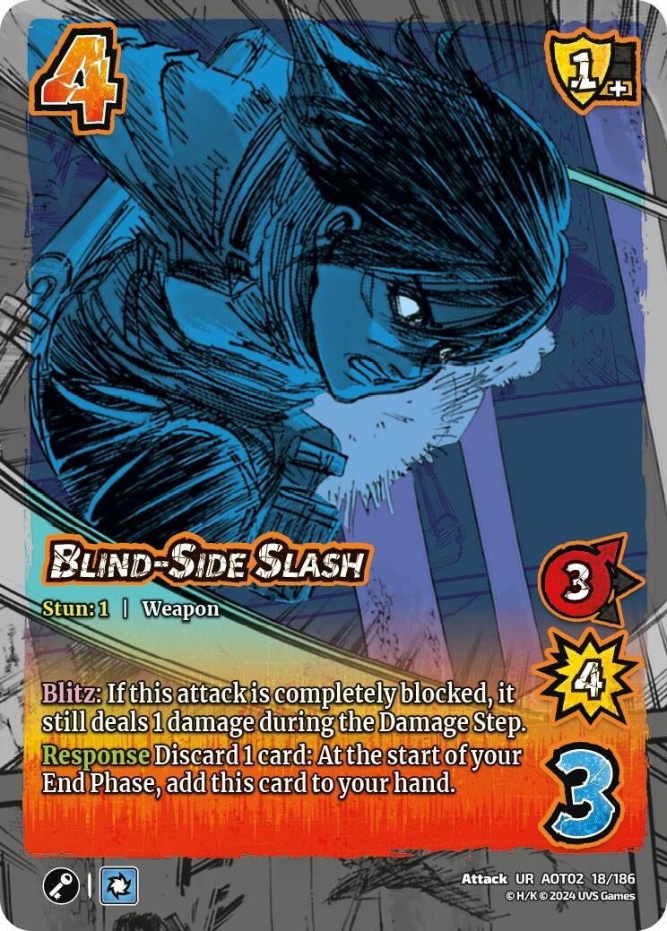 Blind-Side Slash (18) [AOT02] - UniVersus Single