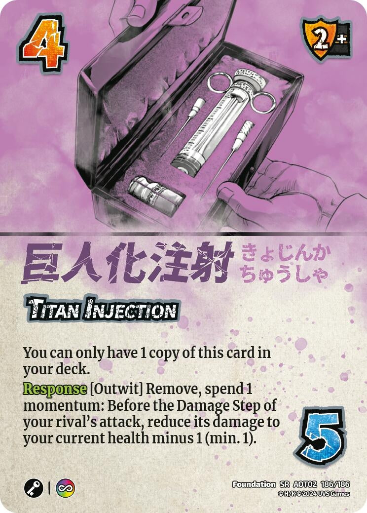 Titan Injection (186) [AOT02] - UniVersus Single