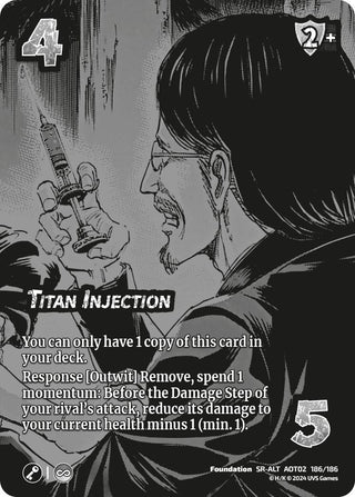 Titan Injection (Alternate Art) (186) [AOT02] - UniVersus Single