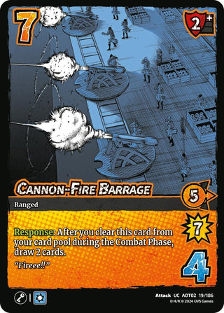Cannon-Fire Barrage (19) [AOT02] - UniVersus Single