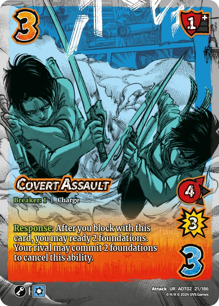 Covert Assault (21) [AOT02] - UniVersus Single