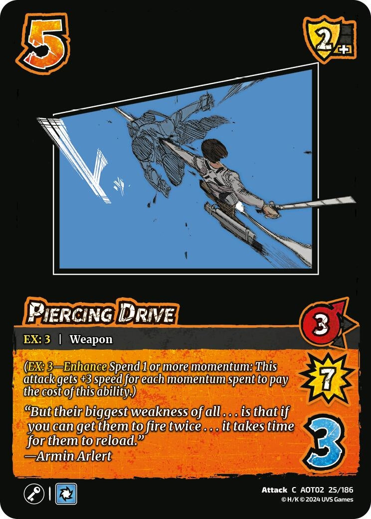 Piercing Drive (25) [AOT02] - UniVersus Single