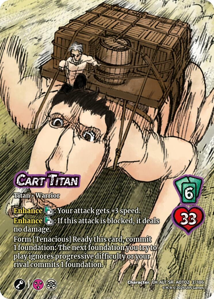 Cart Titan (Alternate Art) (3) [AOT02] - UniVersus Single