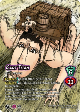 Cart Titan (Alternate Art) (3) [AOT02] - UniVersus Single