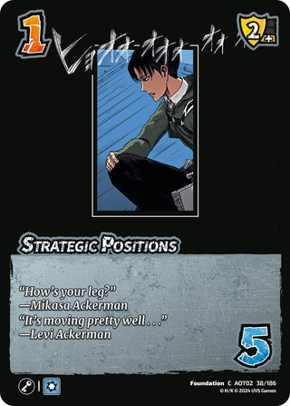 Strategic Positions (38) [AOT02] - UniVersus Single