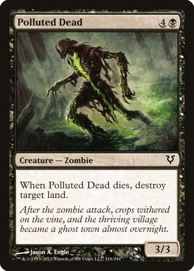 Polluted Dead (116) [AVR] - MTG Single