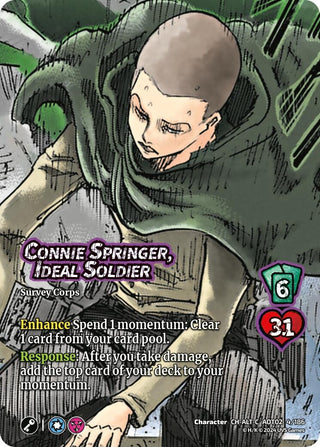 Connie Springer Ideal Soldier (Alternate Art) (4) [AOT02] - UniVersus Single