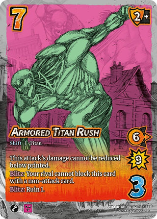 Armored Titan Rush // Reiner’s Toughness (43) [AOT02] - UniVersus Single