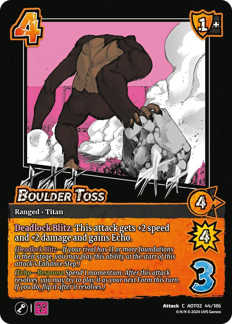Boulder Toss (44) [AOT02] - UniVersus Single