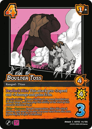 Boulder Toss (44) [AOT02] - UniVersus Single