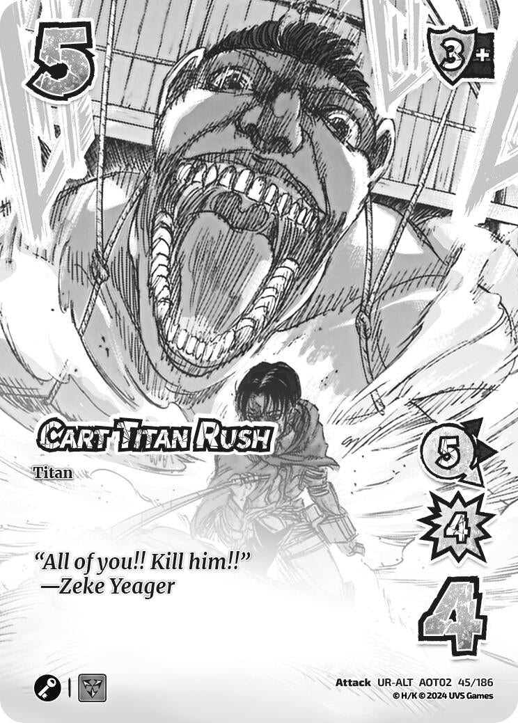 Cart Titan Rush (Alternate Art) (45) [AOT02] - UniVersus Single