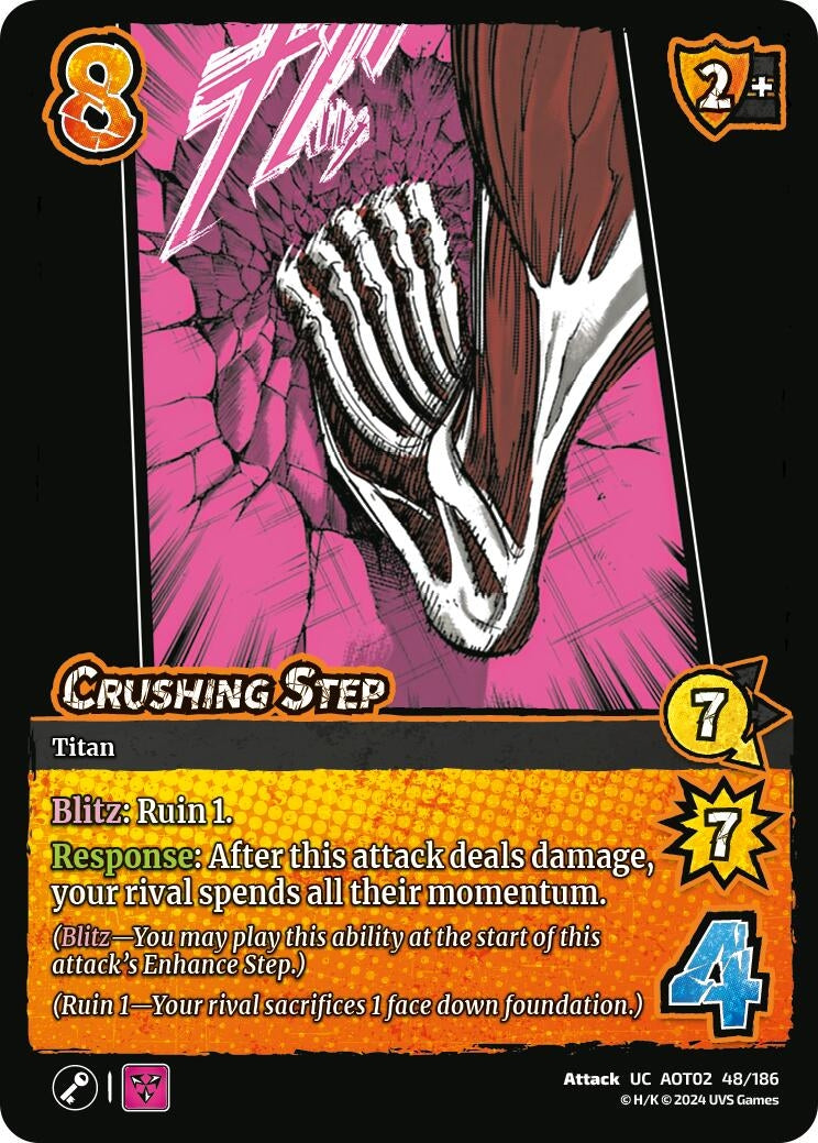 Crushing Step (48) [AOT02] - UniVersus Single